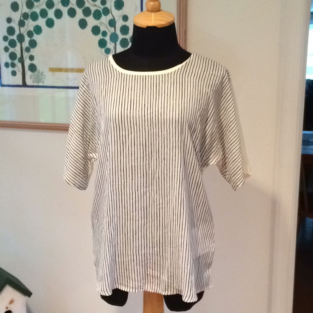 J. Crew Silk-Front T-Shirt